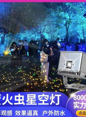 户外LED防水动态萤火虫灯星空激光投影氛围灯公园装饰草坪镭射灯
