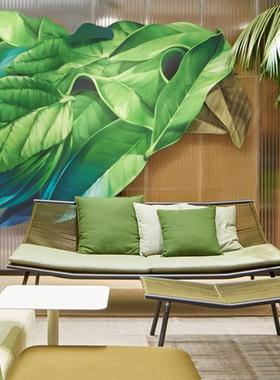 北欧庭院阳台休外闲户藤椅沙茶几创意躺椅藤编摇椅户椅外82746家