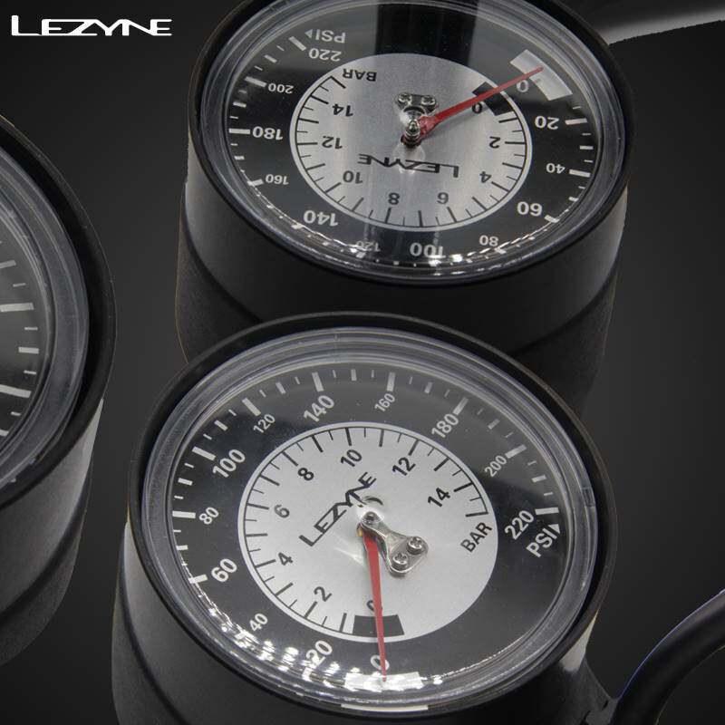 LEZYNE雷音美法嘴山地公路自行车落地立式高压大打气筒220psi
