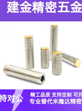 镶铜缓冲器 防滑止动螺栓 铜头内六角止动螺丝SBCPS3-5/6/8/10/12