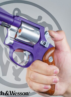 史密斯威森模立方M36左轮软弹枪玩具手抢连发抛壳合金仿真男孩