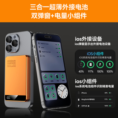 1万毫安磁吸20W无线充电宝