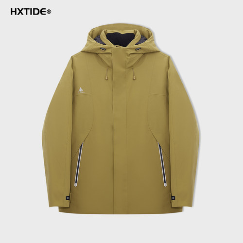 中国狐轩男装冬季短款羽绒服新品