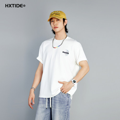 HXTIDE中国狐轩夏季短袖T恤