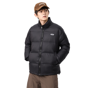 90白鸭绒加厚短款羽绒服男冬季立领保暖面包服无帽棉衣夹克外套潮