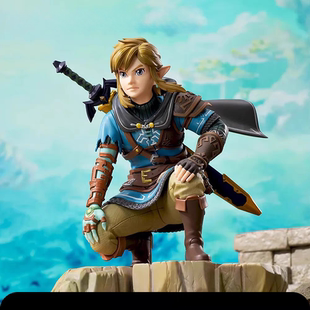 动漫天空之剑塞尔达传说跪姿林克王国之泪模型摆件人偶手办潮玩