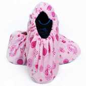 5双装 套电脑机房透气 幼儿成人小学生初中加厚卡通绒布防滑底布鞋