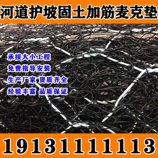 吉林护坡绿化加筋麦克垫园林绿化HDPE三维网垫绿色植草EM三维植被