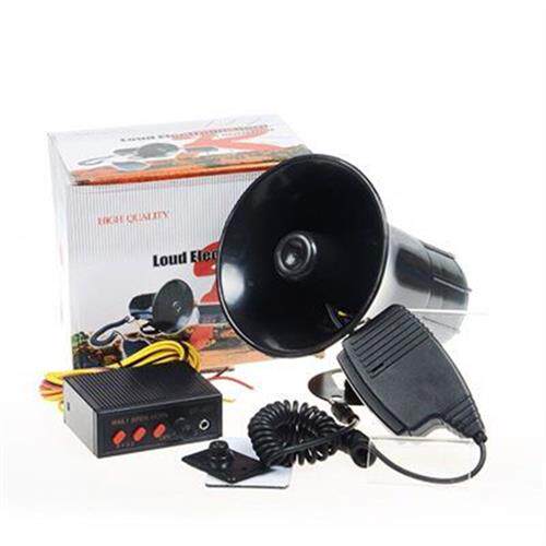 汽车摩托车改装警报多音喇叭 12v三音报警器喊话喇叭踏板车喇叭