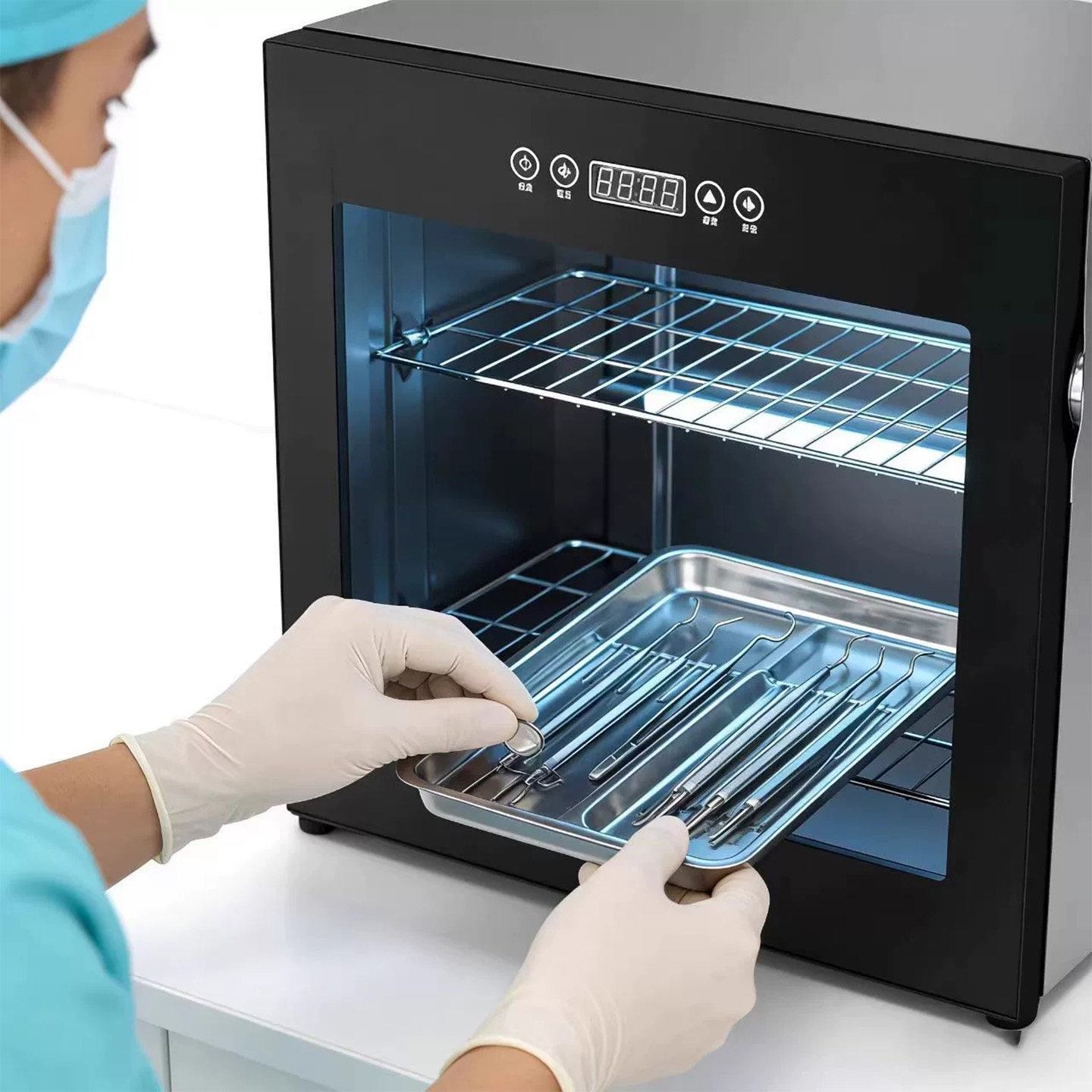 器械紫外线臭氧消毒柜牙科口腔诊所商用美容美甲工具毛巾拖鞋小型