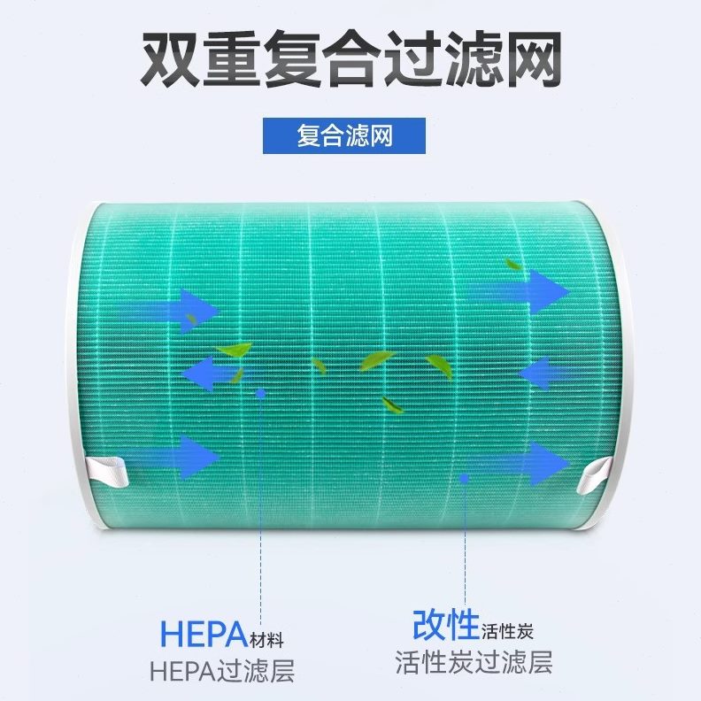 适配352空气净化器滤芯X50/X50S/X60/X60S/X63C/X66C净化机过滤网