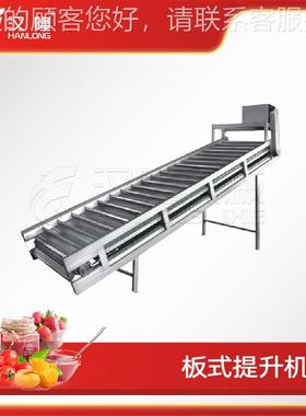 锈厂KWN价BSJ板式直链销板不钢板式提升机可调速水果提升专用提升