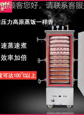 灶博自士高原拔蒸饭柜燃气单门12层637200海脉冲式燃无风机0馒头