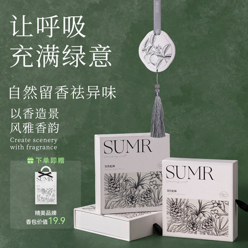 逐夏高级感创意车载香薰挂件