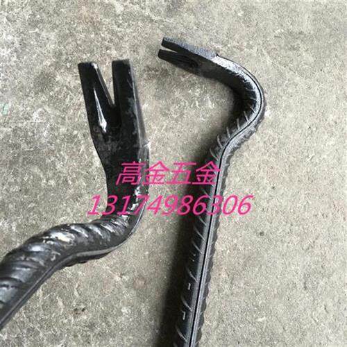 包邮模板起钉器撬棒螺纹钢起钉器撬棍撬杠开木箱工具螺纹钢拔钉器