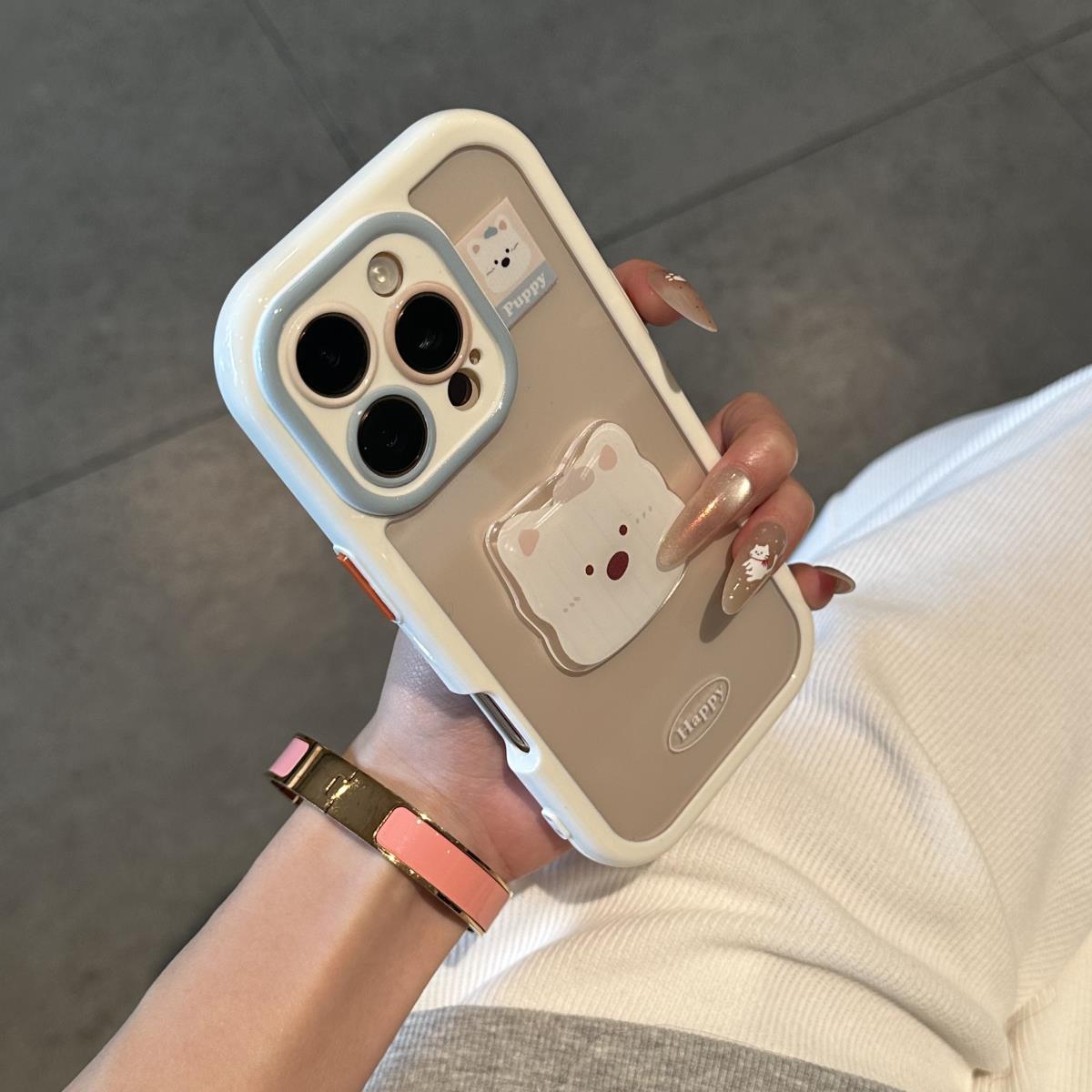 苹果17/16promax可爱奶油手机壳