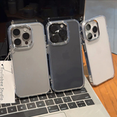 16promax高级感金属镜框手机壳小米15 14新款 华为pura80 适用iPhone17 70小众vivos30简约Reno14个性 findX8软