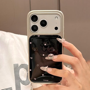 适用iPhone17/16promax电镀滴胶手机壳小米17新款华为pura80女款mate80/70个性荣耀500小众保护套苹果15/14女