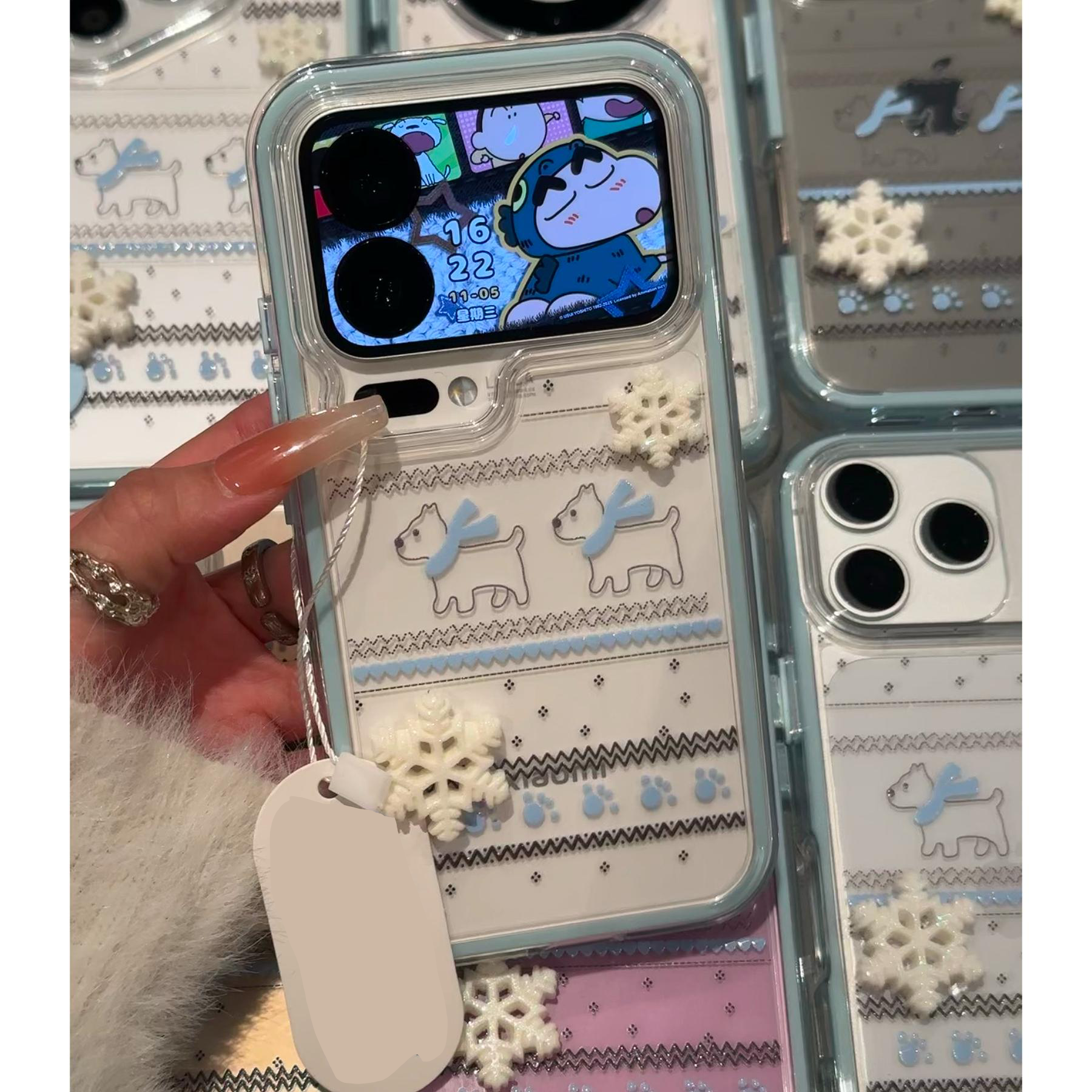 适用小米17promax可爱小狗手机壳