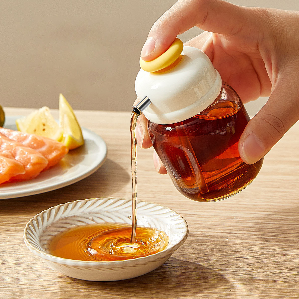 【定量控油】按压油壶厨房家用