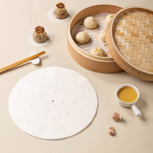 茶花蒸笼纸蒸包子食品级一次性