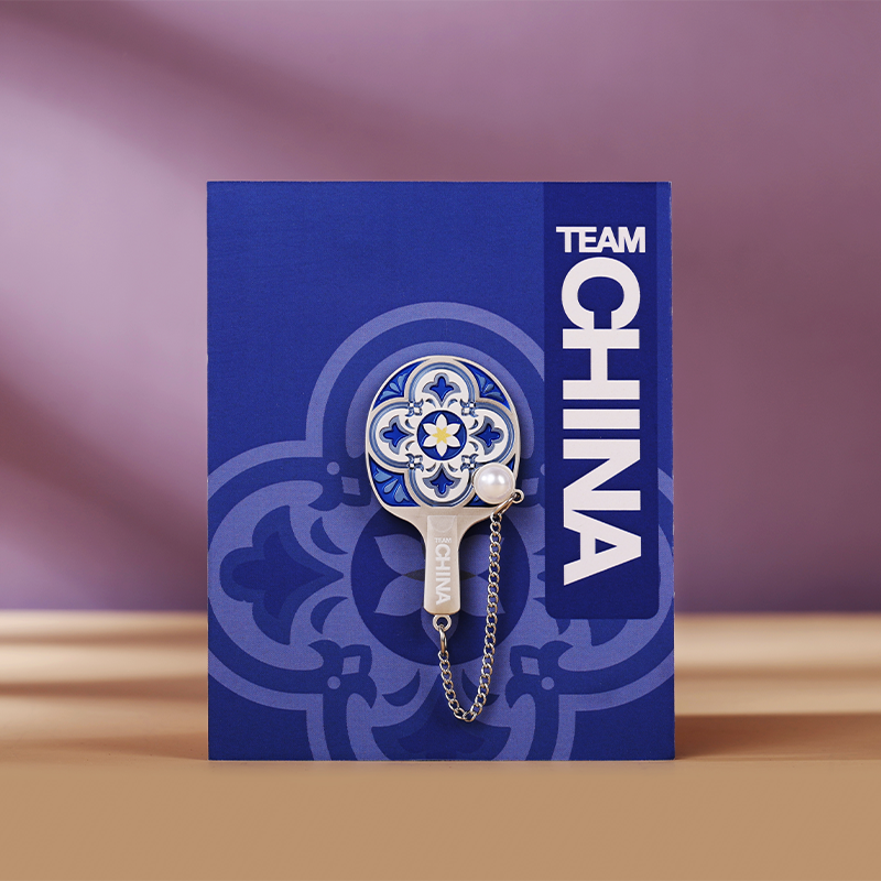莲韵乒乓球徽章体育TEAMCHINA