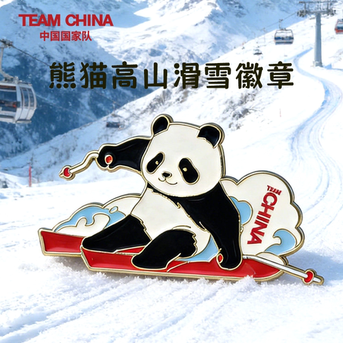 高山滑雪徽章TEAM CHINA