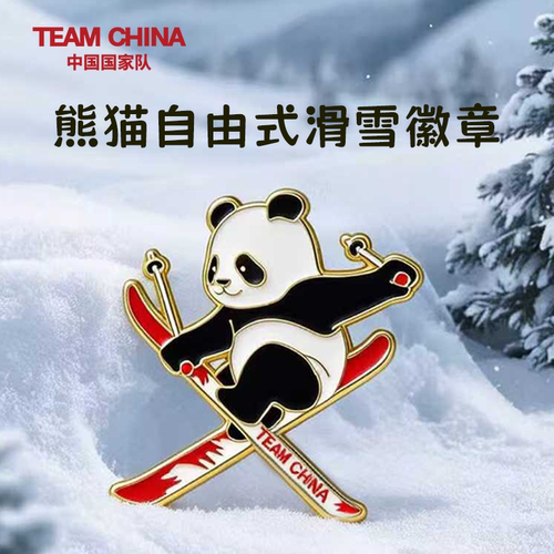 TEAMCHINA自由式滑雪徽章