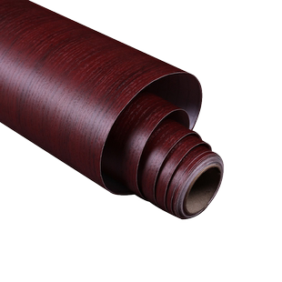 红胡桃木纹贴纸自粘防水木门贴纸橱柜衣柜桌面翻新墙纸墙贴仿木