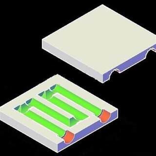 水冷头铝水冷板CPU显卡半导体制冷片电脑散热器模具工业水冷吸热