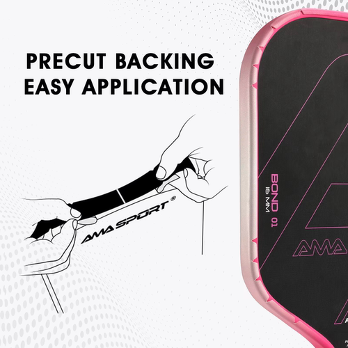 匹克球拍粘性粉色保护条Pickleball拍保护边缘胶带保护套AMASPORT