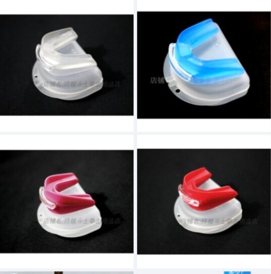 拳击 护齿成人儿童散打搏击牙套篮球防磨牙套泰拳运动双面护齿