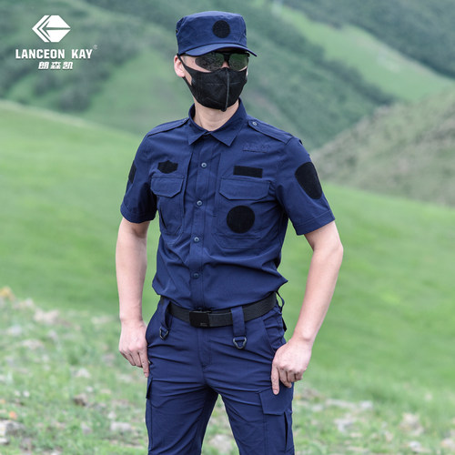 朗森凯511式速干 干短袖户外运动教官作战 训练服消防保安服新款