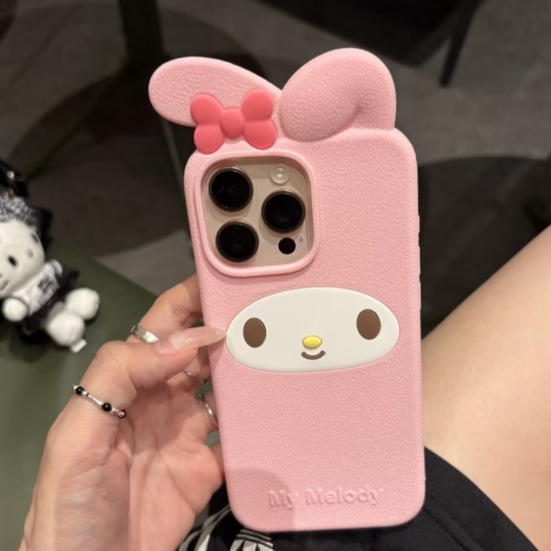 thumbnail for Cartoon three-dimensional ancient fold Melody for iphone17promax phone case Apple 15 silicone 14 all-inclusive 13 drop resistant 16promax personality 14promax creative 15promax