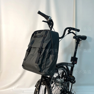 适用brompton小布改装配件 前置车头包 猪鼻包自行车折叠车头包