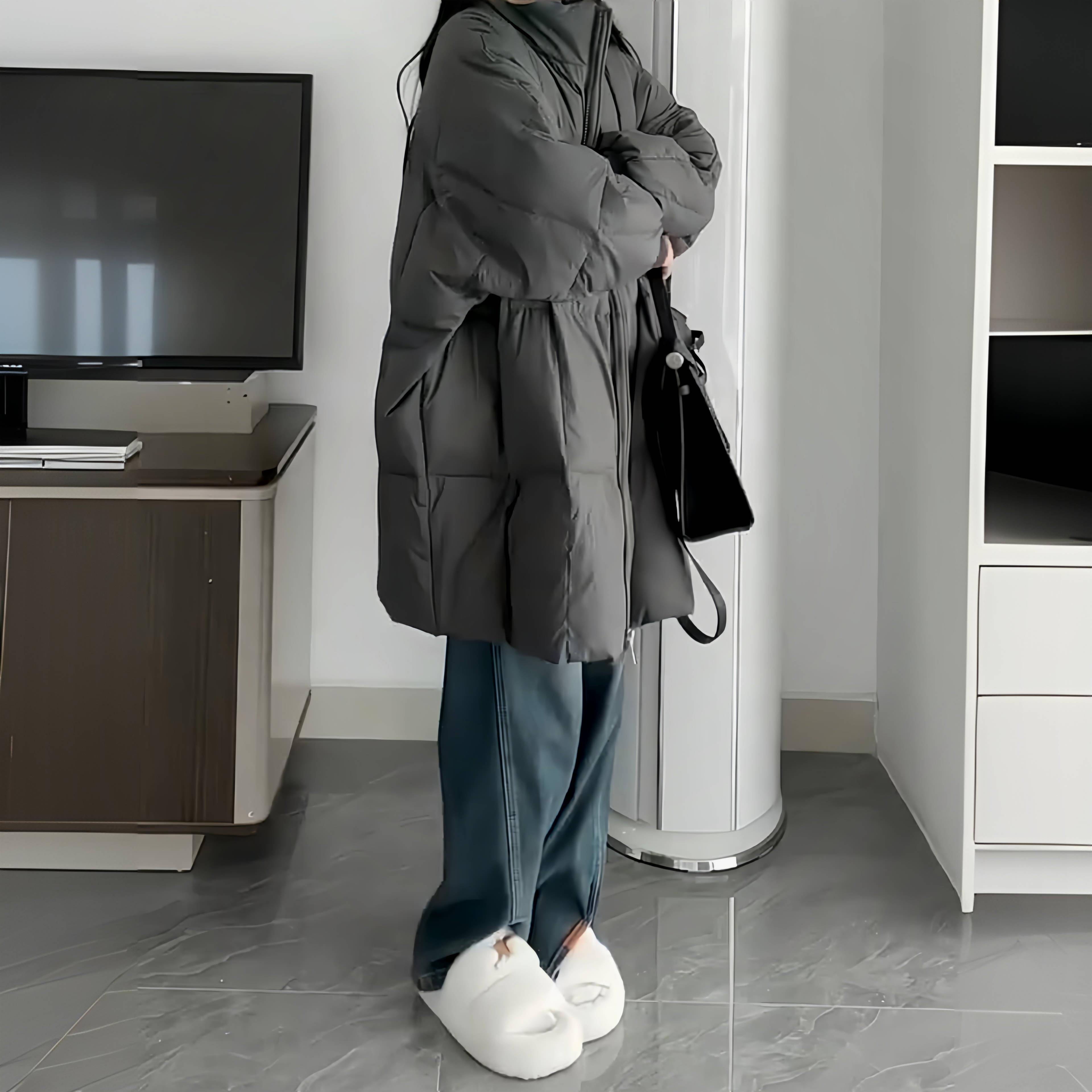 羽绒棉衣棉服女冬季二棉外套2025新款加厚韩系东大门棉袄女中长款