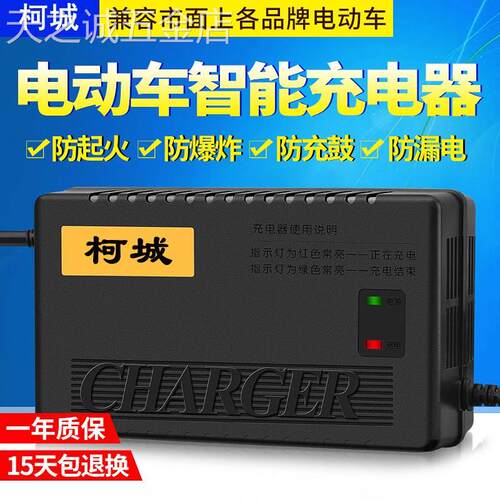 适用于电动车电瓶充电器48V12AH20AH60V64V72V30A新日雅迪爱玛电