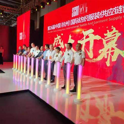 开幕庆典发光活动手印启动立柱灯光亚克力开业手掌仪式道具装置