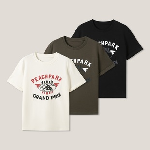 衣长57起 字母卡通印花简约休闲百搭圆领T恤SS28016 大愿专享