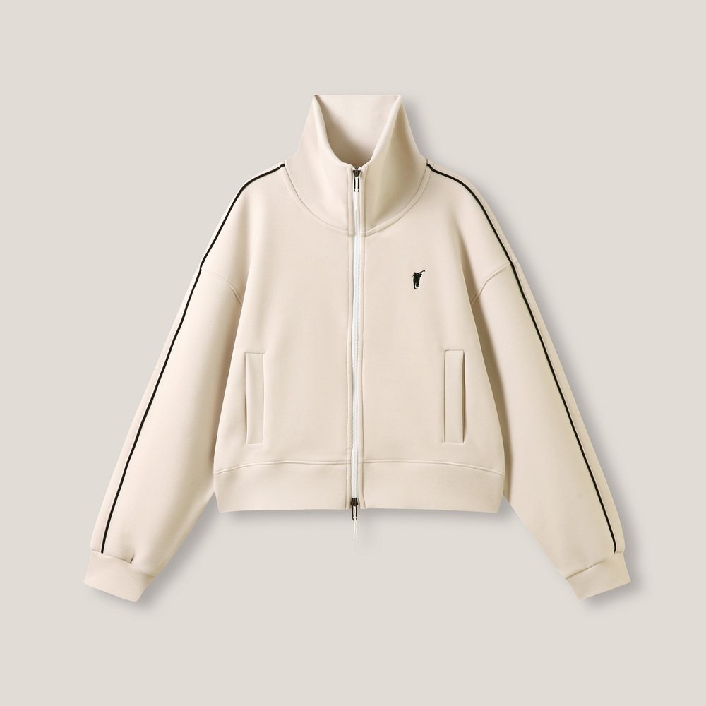 【米粒严选】撞色立领加绒短款羊毛外套ss26458,女装/女士精品,短外套,淘宝优惠券,粉丝福利购,淘宝优惠卷