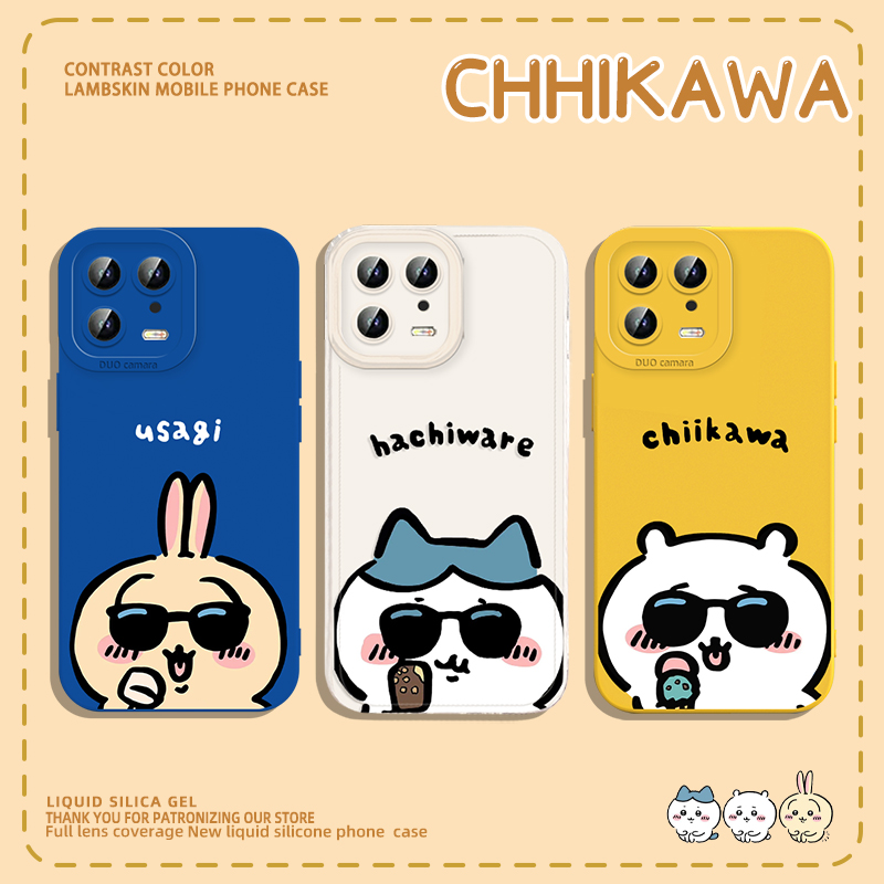 乌萨奇冰淇淋适用红米k80手机壳note13pro小米15情侣chiikawa小八k70吉伊14春天12夏天k60可爱11卡通k50/40/9