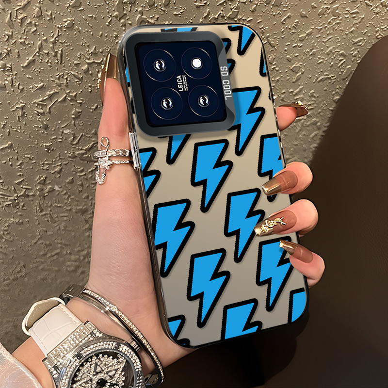 适用闪电手机壳搞怪趣味创意抽象