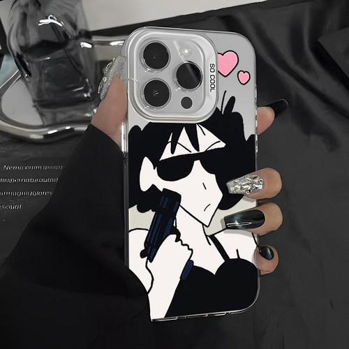 美伢广志情侣手机壳可爱卡通小众