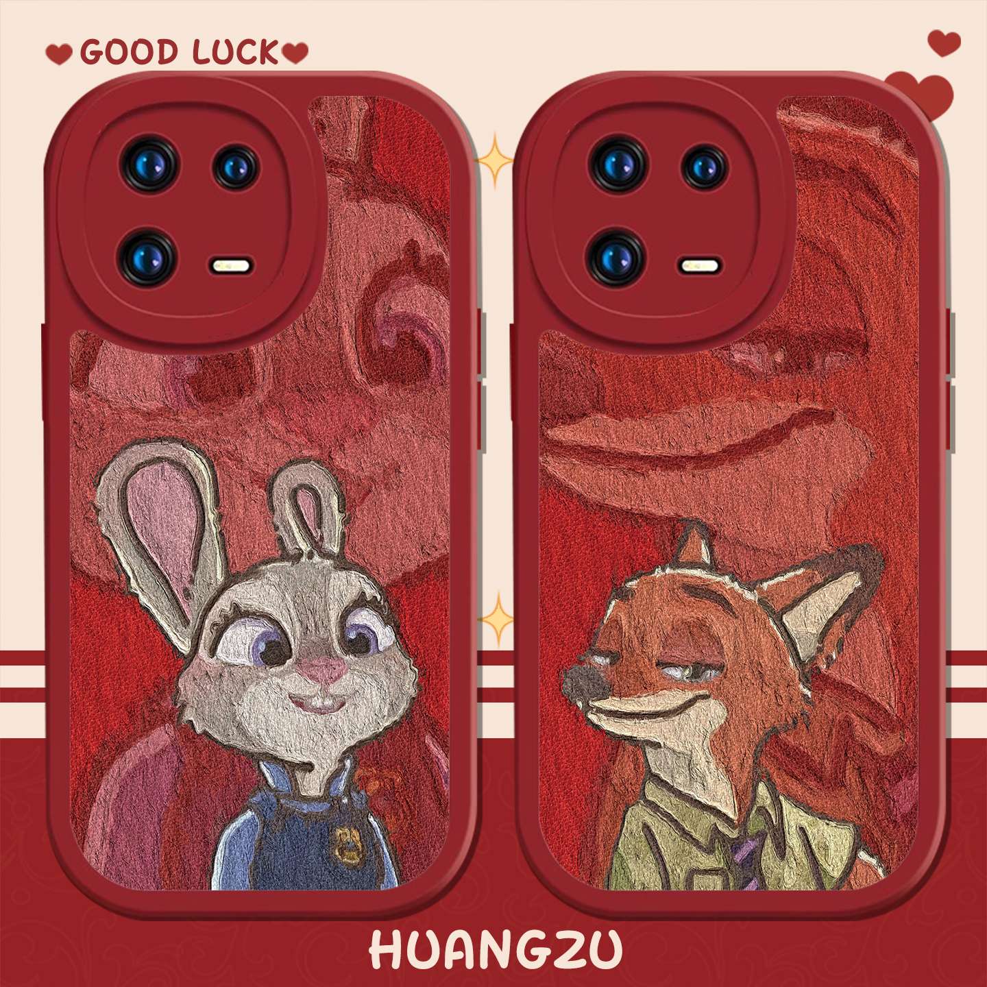 适用疯狂动物城手机壳情侣尼克