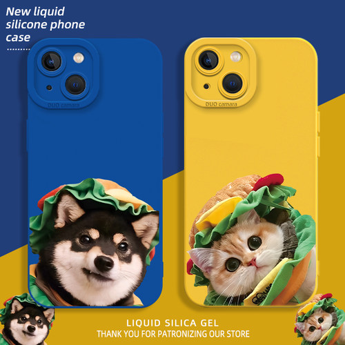 情侣手机壳可爱猫咪柴犬创意小众