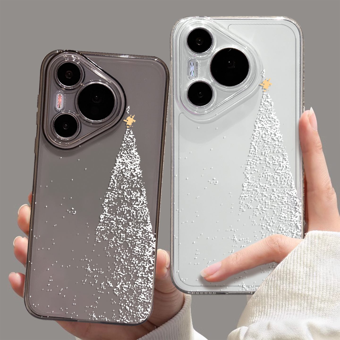 适用圣诞树手机壳雪花冬日ins