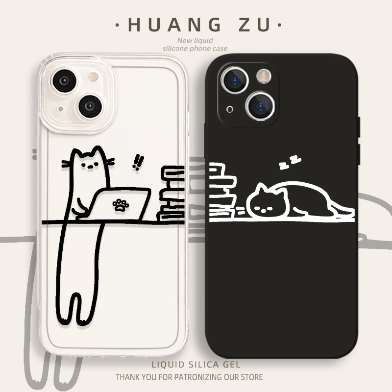 猫咪情侣手机壳可爱趣味小众