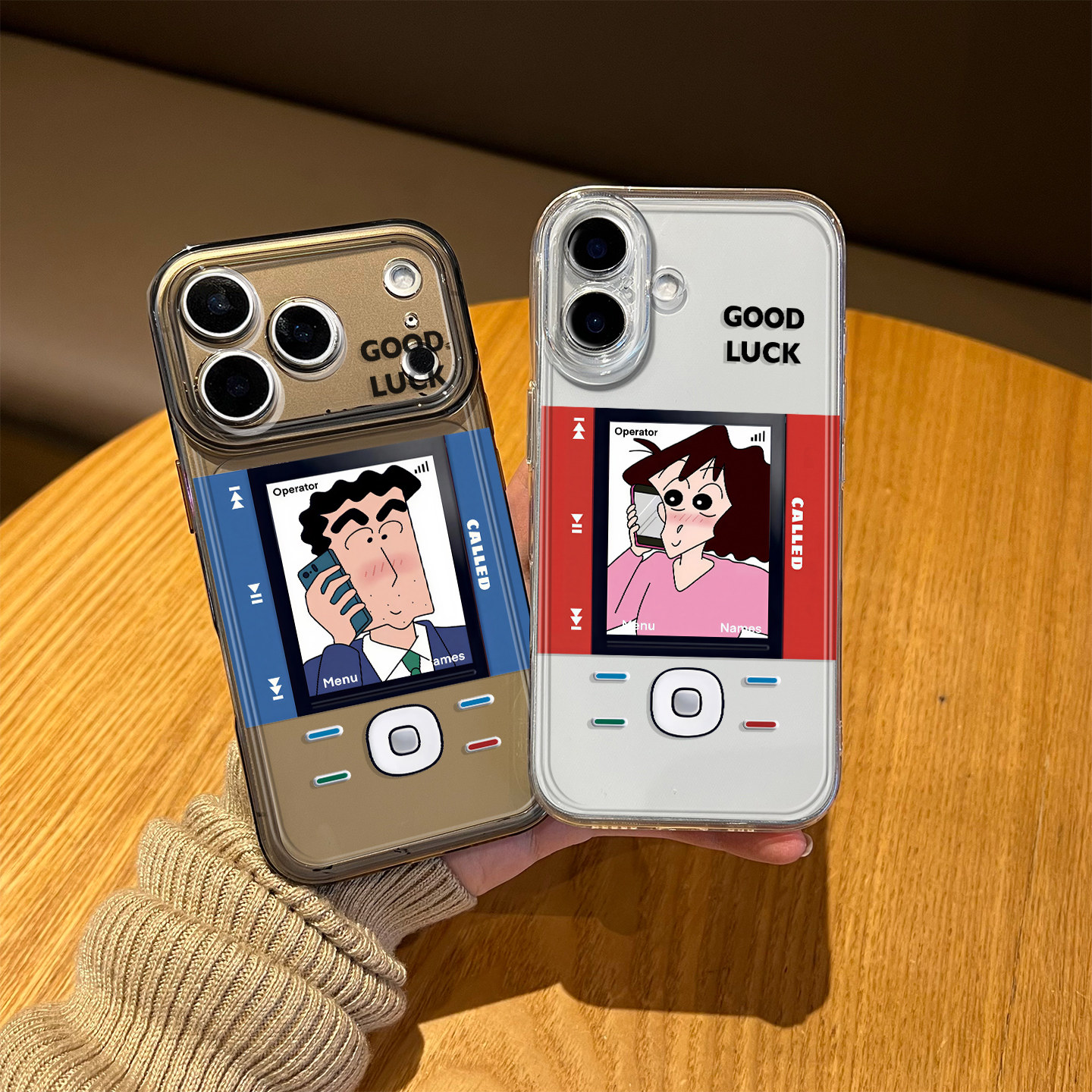 广志美伢适用苹果17promax手机壳iphone15情侣13诺基亚16pm打电话14老年机12/air/17e/xsmax/iqooz11turbo/10