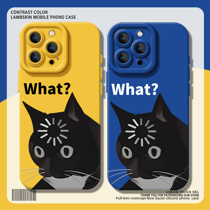 待机小猫手机壳搞怪可爱趣味卡通