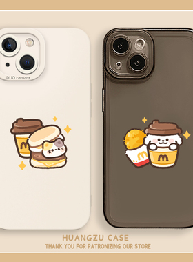 麦门m记小狗适用苹果17手机壳iphone16小米15荣耀x70华为pura80猫咪nova14情侣mate70air红米oppo一加vivos50